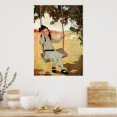 Mädchen im Swing Poster (Küche)