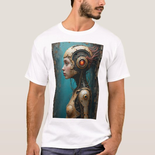 Mädchen im T - Shirt (Vorderseite)