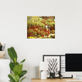 Mädchen im üppigen viktorianischen Garten Poster (Heimbüro)