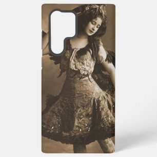 Mädchen im Vintage-Kostüm Samsung Galaxy Hülle