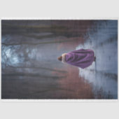 Mädchen im Wald 1 Dekoupage Seidenpapier (Vorderseite)