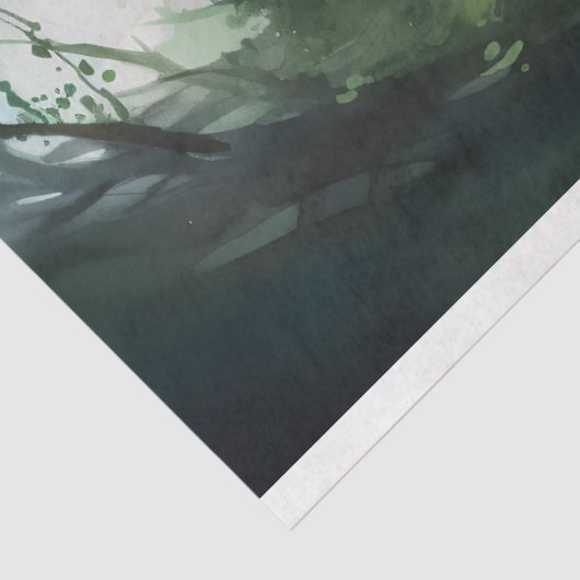 Mädchen im Wald 2 Dekoupage Seidenpapier (Ausschnitt)