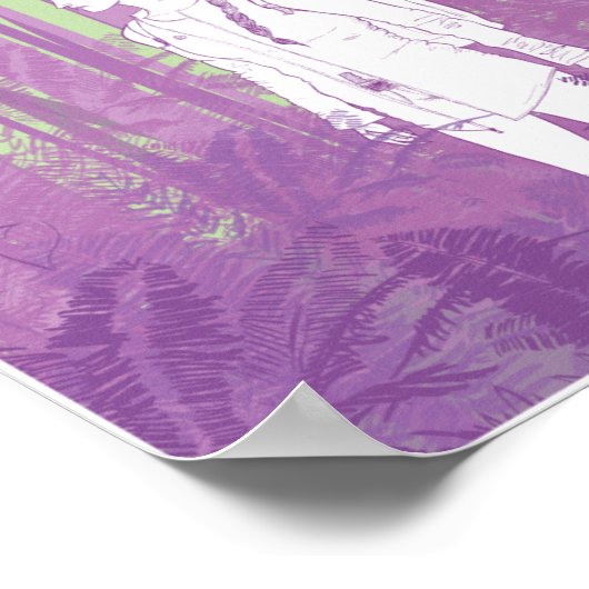 Mädchen im Wald 8,5 x 11 Poster (Ecke)