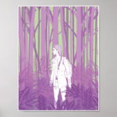Mädchen im Wald 8,5 x 11 Poster (Vorne)