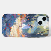 Mädchen im Wald als Impressionismus Case-Mate iPhone Hülle (Rückseite (Horizontal))