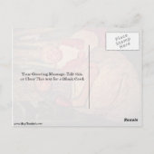 Mädchen im Wald von Paula Modersohn-Becker Postkarte (Rückseite)