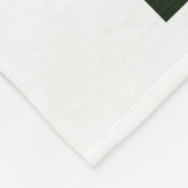Mädchen im weißen Kleid Fleecedecke (Ecke)