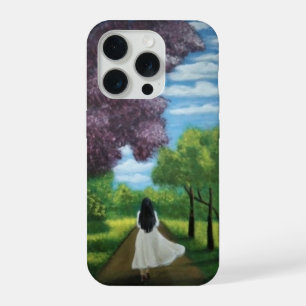 Mädchen im weißen Kleid iPhone 15 Pro Hülle