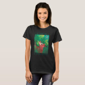 Mädchen im Zimmer mit Pflanze T-Shirt (Vorne ganz)