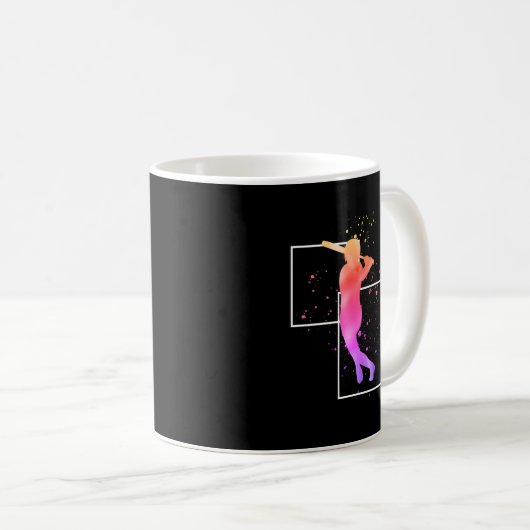 Mädchen in Bat Kaffeetasse (VorderseiteRechts)