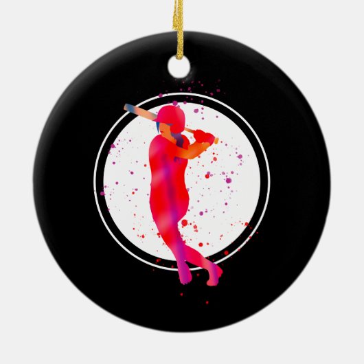 Mädchen in Bat Keramik Ornament (Hinten)