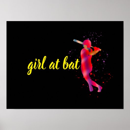 Mädchen in Bat Poster (Vorne)