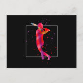 Mädchen in Bat Postkarte (Vorderseite)