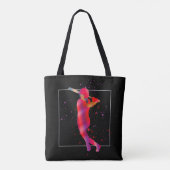 Mädchen in Bat Tasche (Rückseite)
