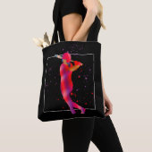 Mädchen in Bat Tasche (Von Nahem)