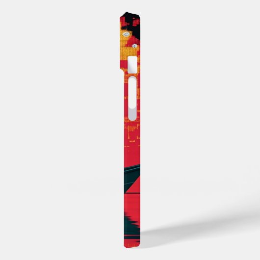 Mädchen in Boat Under Soft Light iPhone Case (Rückseite / Links)