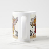 Mädchen in den Flammen von Struwwelpeter Jumbo-Tasse (Rückseite)