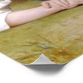 Mädchen in der Erholung Poster (Ecke)