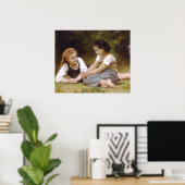 Mädchen in der Erholung Poster (Heimbüro)