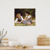 Mädchen in der Erholung Poster (Küche)