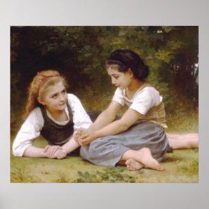 Mädchen in der Erholung Poster