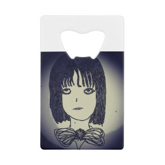 Mädchen in der Ewigkeit Land Manga zeichnend Geldbeutel Flaschenöffner