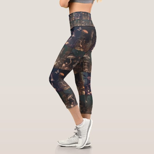 Mädchen in der Fairy-Hütte - Coole Capris-Leggings Capri Leggings (Links)