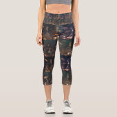 Mädchen in der Fairy-Hütte - Coole Capris-Leggings Capri Leggings (Vorderseite)