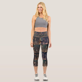 Mädchen in der Fairy-Hütte - Coole Capris-Leggings Capri Leggings