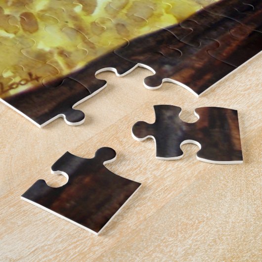 Mädchen in der Forest-Acrylic-Abbildung Puzzle (Seite)