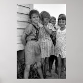 Mädchen in der Großen Depression der 1930er Jahre Poster (Vorne)