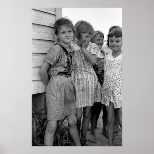 Mädchen in der Großen Depression der 1930er Jahre Poster (Vorne)