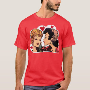 Mädchen in der Liebe Ja Mädchen schäkern T-Shirt