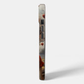 Mädchen in der roten Modernen Kunst Case-Mate iPhone Hülle (Rückseite / Links)