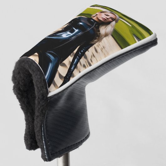 Mädchen in der Sandfalle Golf Headcover (3/4 Vorderseite)