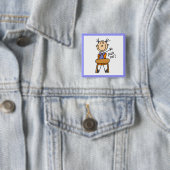 Mädchen in der Schule Button (Beispiel)