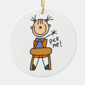 Mädchen in der Schule Keramik Ornament (Vorne)