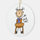 Mädchen in der Schule Keramik Ornament (Links)