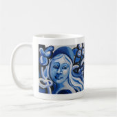 Mädchen in einem blauen Hut Kaffeetasse (Links)
