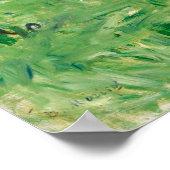 Mädchen in einem Boot mit Gänsen von Berthe Moriso Poster (Ecke)