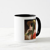Mädchen in einem gelben Strohhut, Tasse (VorderseiteRechts)