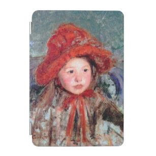 Mädchen in einem großen Red Hat, Mary Cassatt iPad Mini Hülle