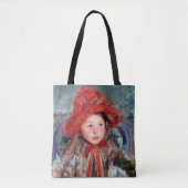 Mädchen in einem großen Red Hat, Mary Cassatt Tasche (Vorderseite)