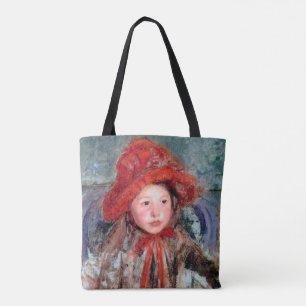 Mädchen in einem großen Red Hat, Mary Cassatt Tasche