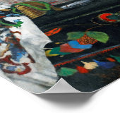 Mädchen in einem Hut, Edgar Degas Poster (Ecke)