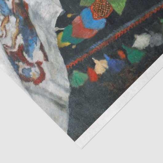 Mädchen in einem Hut, Edgar Degas Seidenpapier (Ausschnitt)