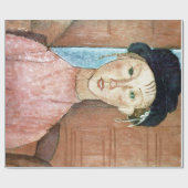 Mädchen in einem Hut, Modigliani Geschenkpapier (Flach)