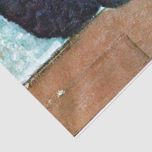 Mädchen in einem Hut, Modigliani Seidenpapier (Ausschnitt)