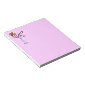 MÄDCHEN IN EINEM MARTINI-GLASNOTEPAD (LAV) NOTIZBLOCK (angewinkelt)