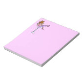 MÄDCHEN IN EINEM MARTINI-GLASNOTEPAD (LAV) NOTIZBLOCK (Rotiert)